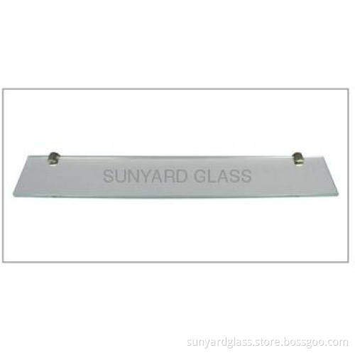 Super-white tempered glass shelf(Matt.)